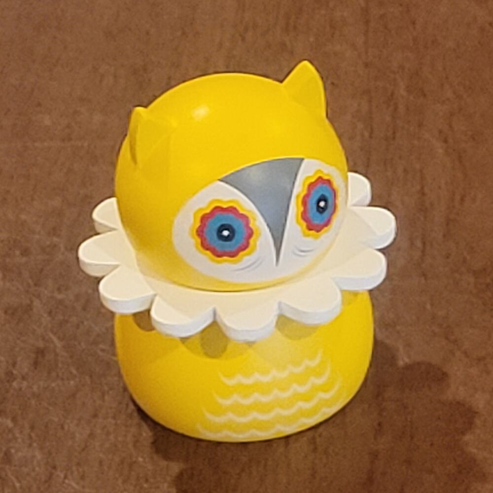 Kidrobot figurine Nathan Jurevicius Misko Owl Mini Yellow/White 2012